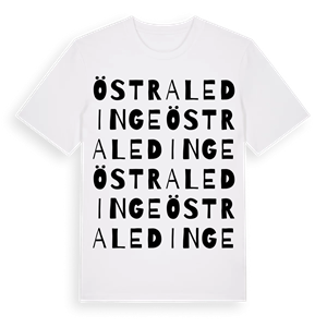 Östra Ledinge ordlek t-shirt – ekologisk bomull t-shirt från Pinshirt