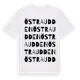 White t-shirt med Östra Udden ordlek t-shirt