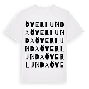 Överlunda ordlek t-shirt – ekologisk bomull t-shirt från Pinshirt