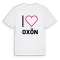 Jag älskar Oxön t-shirt stort tryck