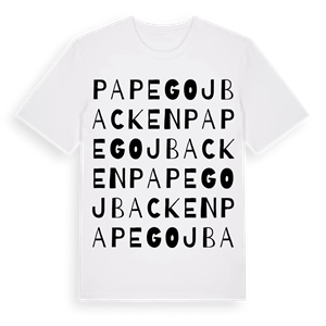 Papegojbacken ordlek t-shirt – ekologisk bomull t-shirt från Pinshirt