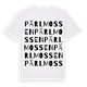 Pärlmossen ordlek t-shirt