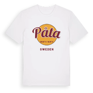 Påta cirkel t-shirt – ekologisk bomull t-shirt från Pinshirt