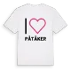 Jag älskar Påtåker t-shirt stort tryck