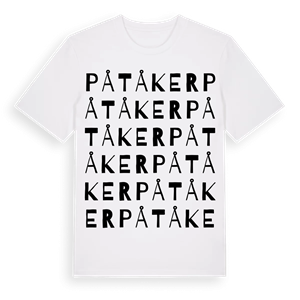 Påtåker ordlek t-shirt – ekologisk bomull t-shirt från Pinshirt