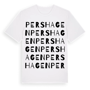 Pershagen ordlek t-shirt – ekologisk bomull t-shirt från Pinshirt