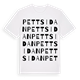 Pettsidan ordlek t-shirt