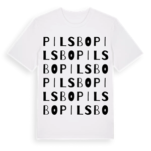 Pilsbo ordlek t-shirt – ekologisk bomull t-shirt från Pinshirt