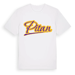 Pitan baseball t-shirt – ekologisk bomull t-shirt från Pinshirt