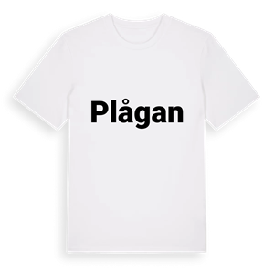 Plågan fetstil t-shirt – ekologisk bomull t-shirt från Pinshirt