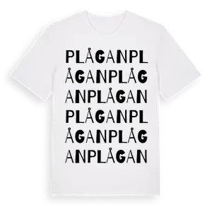 Plågan ordlek t-shirt – ekologisk bomull t-shirt från Pinshirt