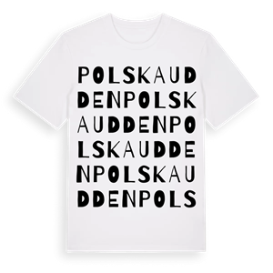 Polska udden ordlek t-shirt – ekologisk bomull t-shirt från Pinshirt