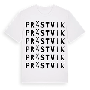Prästvik ordlek t-shirt – ekologisk bomull t-shirt från Pinshirt
