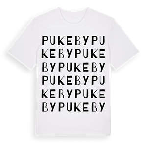 Pukeby ordlek t-shirt – ekologisk bomull t-shirt från Pinshirt
