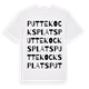 Putte Kocks plats ordlek t-shirt