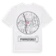White t-shirt med Pyramidtorget t-shirt