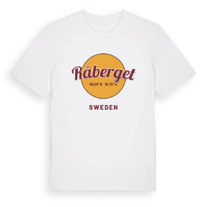 Råberget cirkel t-shirt – ekologisk bomull t-shirt från Pinshirt