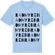 Blue Soul t-shirt med Radmyren ordlek t-shirt