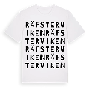 Räfsterviken ordlek t-shirt – ekologisk bomull t-shirt från Pinshirt