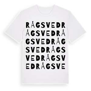 Rågsved ordlek t-shirt – ekologisk bomull t-shirt från Pinshirt