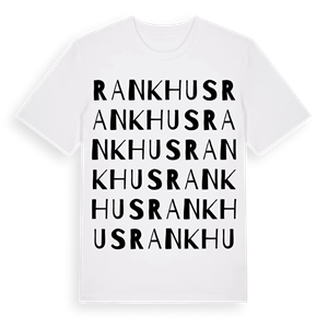 Rankhus ordlek t-shirt – ekologisk bomull t-shirt från Pinshirt