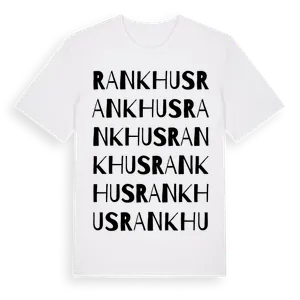 Rankhus ordlek t-shirt – ekologisk bomull t-shirt från Pinshirt