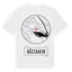 White t-shirt med Råstahem t-shirt