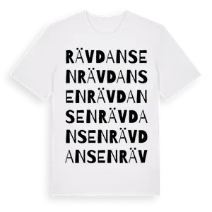 Rävdansen ordlek t-shirt – ekologisk bomull t-shirt från Pinshirt