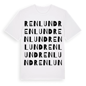 Renlund ordlek t-shirt – ekologisk bomull t-shirt från Pinshirt