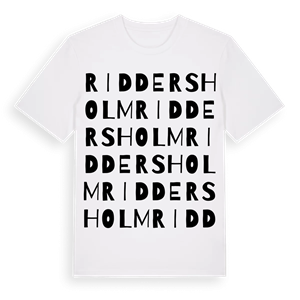 Riddersholm ordlek t-shirt – ekologisk bomull t-shirt från Pinshirt