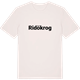 Vintage White t-shirt med Ridökrog fetstil t-shirt