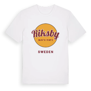 Riksby cirkel t-shirt – ekologisk bomull t-shirt från Pinshirt