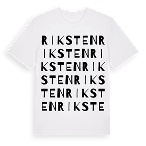Riksten ordlek t-shirt – ekologisk bomull t-shirt från Pinshirt