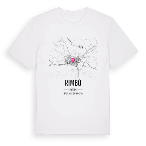 Rimbo karta t-shirt – ekologisk bomull t-shirt från Pinshirt
