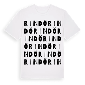Rindö ordlek t-shirt – ekologisk bomull t-shirt från Pinshirt