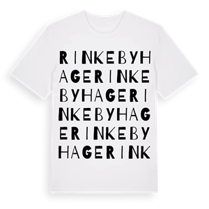 Rinkebyhage ordlek t-shirt – ekologisk bomull t-shirt från Pinshirt