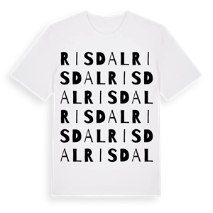 Risdal ordlek t-shirt – ekologisk bomull t-shirt från Pinshirt