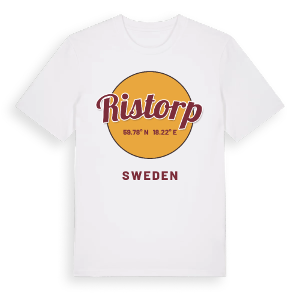 Ristorp cirkel t-shirt – ekologisk bomull t-shirt från Pinshirt