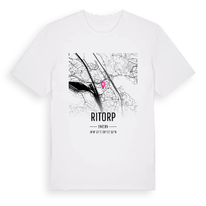Ritorp karta t-shirt – ekologisk bomull t-shirt från Pinshirt