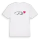 Rö hjärta t-shirt