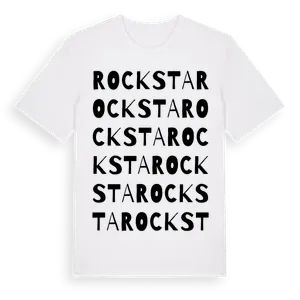Rocksta ordlek t-shirt – ekologisk bomull t-shirt från Pinshirt