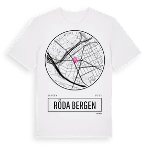 Röda Bergen t-shirt – ekologisk bomull t-shirt från Pinshirt