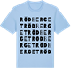Blue Soul t-shirt med Rödberget ordlek t-shirt