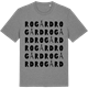 Mid Heather Gray t-shirt med Rogård ordlek t-shirt