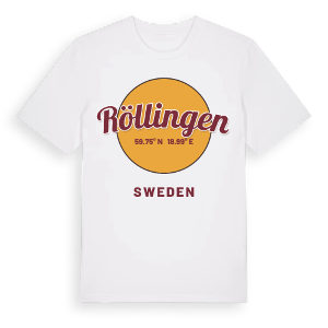 Röllingen cirkel t-shirt – ekologisk bomull t-shirt från Pinshirt