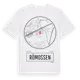 White t-shirt med Römossen t-shirt