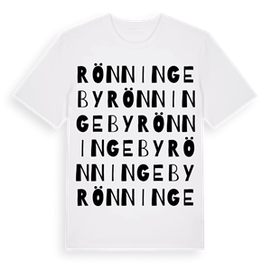 Rönninge By ordlek t-shirt – ekologisk bomull t-shirt från Pinshirt