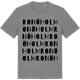 Mid Heather Gray t-shirt med Ronöholm ordlek t-shirt
