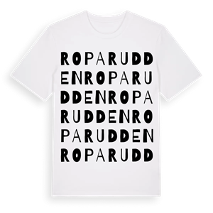 Roparudden ordlek t-shirt – ekologisk bomull t-shirt från Pinshirt