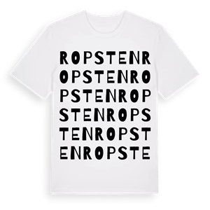 Ropsten ordlek t-shirt – ekologisk bomull t-shirt från Pinshirt
